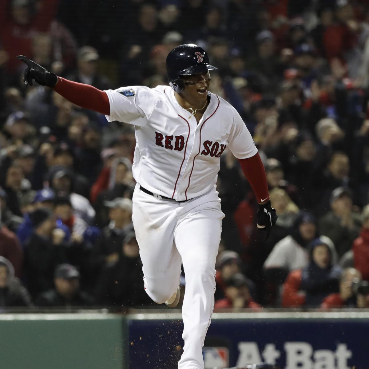 J.D. Martinez, Eduardo Nunez Power Red Sox to World Series Game 1 Win vs Dodgers | Bleacher ...