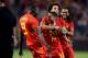 , BELGIUM - OCTOBER 16: Dries Mertens of Belgium celebrates 1-0 with Romelu Lukaku of Belgium, Axel Witsel of Belgium, Jason Denayer of Belgium during the International Friendly match between Belgium v Holland on October 16, 2018 (Photo by Geert van Erven/Soccrates/Getty Images)