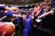 NEW YORK, NY - FEBRUARY 26: Kevin Durant #35 of the Golden State Warriors high fives fans prior to the game against the New York Knicks on February 26, 2018 at Madison Square Garden in New York City, New York. NOTE TO USER: User expressly acknowledges and agrees that, by downloading and or using this photograph, User is consenting to the terms and conditions of the Getty Images License Agreement. Mandatory Copyright Notice: Copyright 2018 NBAE (Photo by Nathaniel S. Butler/NBAE via Getty Images)