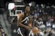 The Black Team's Nassir Little #11 in action against the White Team during the Jordan Brand Classic high school basketball game, Sunday, April 8, 2018, in Brooklyn. (AP Photo/Gregory Payan)