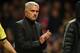 Manchester United's Portuguese manager Jose Mourinho leaves the pitch after the Champions League group H football match between Manchester United and Juventus at Old Trafford in Manchester, north west England, on October 23, 2018. - Juventus won the game 1-0. (Photo by Oli SCARFF / AFP) (Photo credit should read OLI SCARFF/AFP/Getty Images)