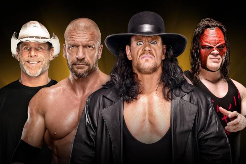 Shawn Michaels And Triple H Defeat The Undertaker And Kane At Wwe