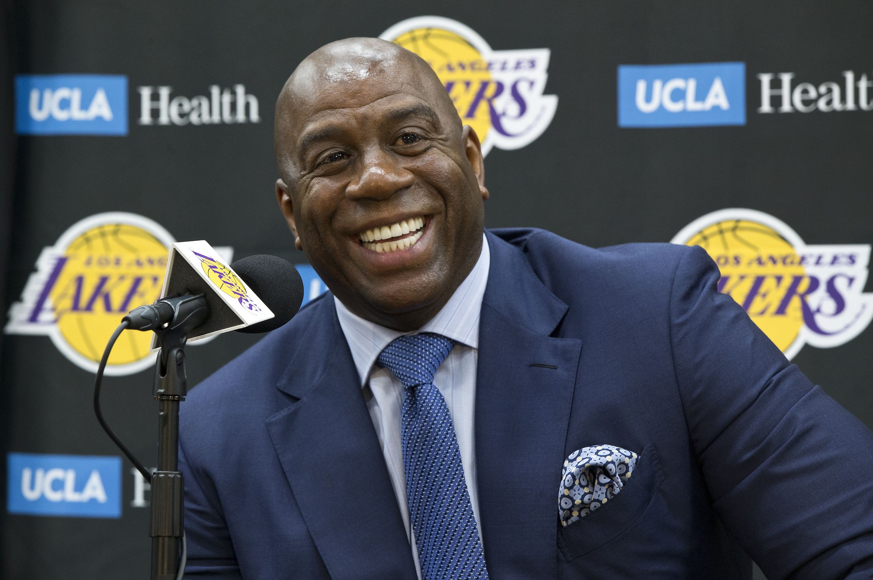 Lakers News Magic Johnson Jokes He S Going To Sign Another Star Bleacher Report Latest News Videos And Highlights