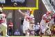 Clemson quarterback Trevor Lawrence throws in the first half of an NCAA college football game against Florida State in Tallahassee, Fla., Saturday, Oct.27, 2018. Clemson defeated Florida State 59-10. (AP Photo/Mark Wallheiser)