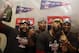 The Boston Red Sox, Sandy Leon, Rafael Devers, Eduardo Nunez, Xander Bogaerts celebrate in the clubhouse after Game 5 of baseball's World Series against the Los Angeles Dodgers on Sunday, Oct. 28, 2018, in Los Angeles. The Red Sox won 5-1 to win the series 4 games to 1. (AP Photo/Elise Amendola)