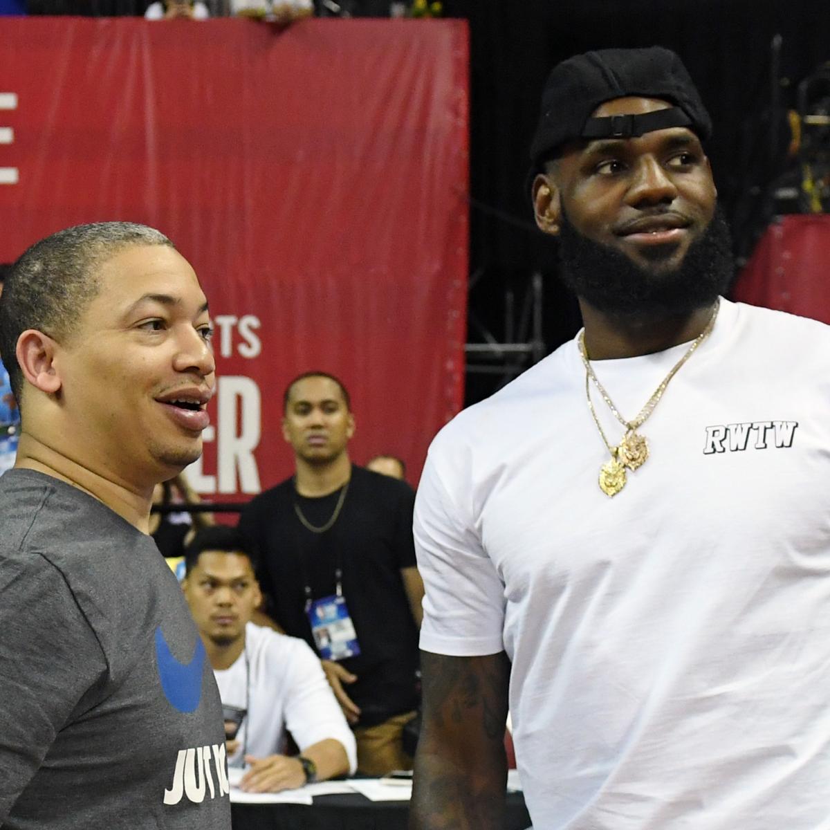 Lebron James Has Nothing But Respect For Tyronn Lue After Hc Was Fired By Cavs Bleacher Report Latest News Videos And Highlights