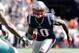 New England Patriots wide receiver Josh Gordon during an NFL football game against the Miami Dolphins at Gillette Stadium, Sunday, Sept. 30, 2018 in Foxborough, Mass. (Winslow Townson/AP Images for Panini)