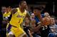 MINNEAPOLIS, MN - OCTOBER 29: Kentavious Caldwell-Pope #1 of the Los Angeles Lakers defends against Jimmy Butler #23 of the Minnesota Timberwolves during the second quarter of the game on October 29, 2018 at the Target Center in Minneapolis, Minnesota. NOTE TO USER: User expressly acknowledges and agrees that, by downloading and or using this Photograph, user is consenting to the terms and conditions of the Getty Images License Agreement. (Photo by Hannah Foslien/Getty Images)