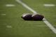 Footballs are seen before an NFL football game between the Philadelphia Eagles and the Minnesota Vikings, Sunday, Oct. 7, 2018, in Philadelphia. (AP Photo/Matt Rourke)