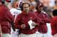 Alabama head coach Nick Saban is seen in the first half of an NCAA college football game against Tennessee Saturday, Oct. 20, 2018, in Knoxville, Tenn. (AP Photo/Wade Payne)