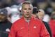 WEST LAFAYETTE, IN - OCTOBER 20: Head coach Urban Meyer of the Ohio State Buckeyes is seen before the game against the Purdue Boilermakers at Ross-Ade Stadium on October 20, 2018 in West Lafayette, Indiana. (Photo by Michael Hickey/Getty Images)