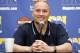 Denver Nuggets vice president of player personnel Rex Chapman smiles as he talks to the media during a news conference regarding the trade of Andre Miller, Joe Smith and two first round draft picks for Philadelphia 76ers' Allen Iverson and Ivan McFarlin, Tuesday, Dec. 19, 2006, in Denver. (AP Photo/Jack Dempsey)