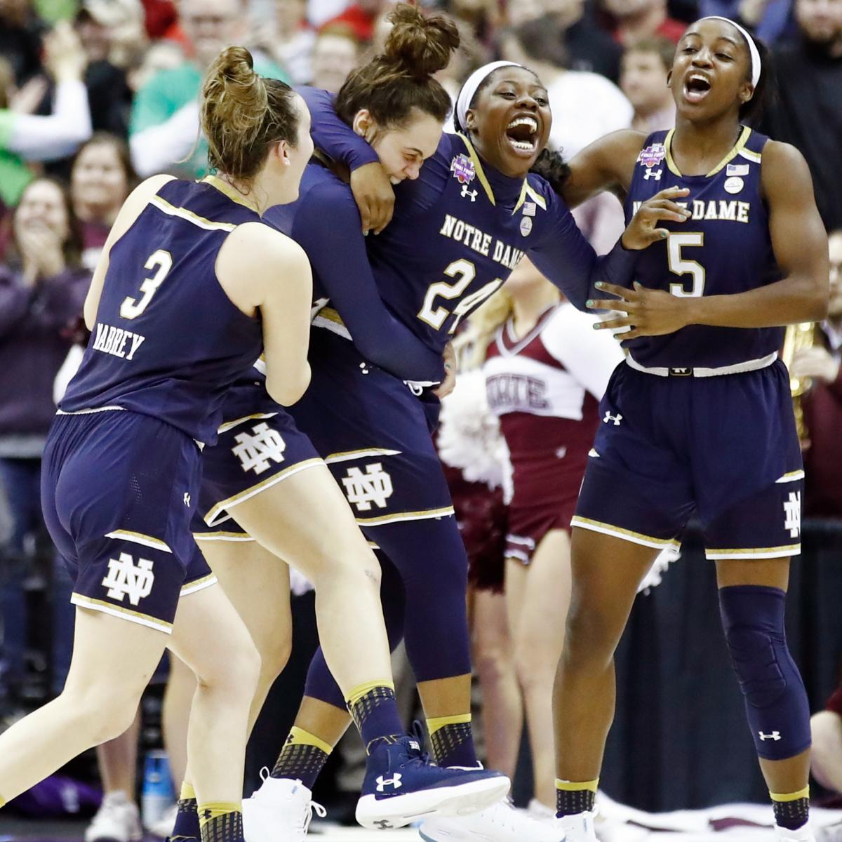 Ap Womens College Basketball Poll 2018 Notre Dame Unanimous No 1 Over Uconn News Scores 