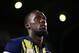 SYDNEY, AUSTRALIA - OCTOBER 12: Usain Bolt of the Mariners walks onto the pitch during the pre-season friendly match between the Central Coast Mariners and Macarthur South West United at Campbelltown Sports Stadium on October 12, 2018 in Sydney, Australia. (Photo by Matt King/Getty Images)