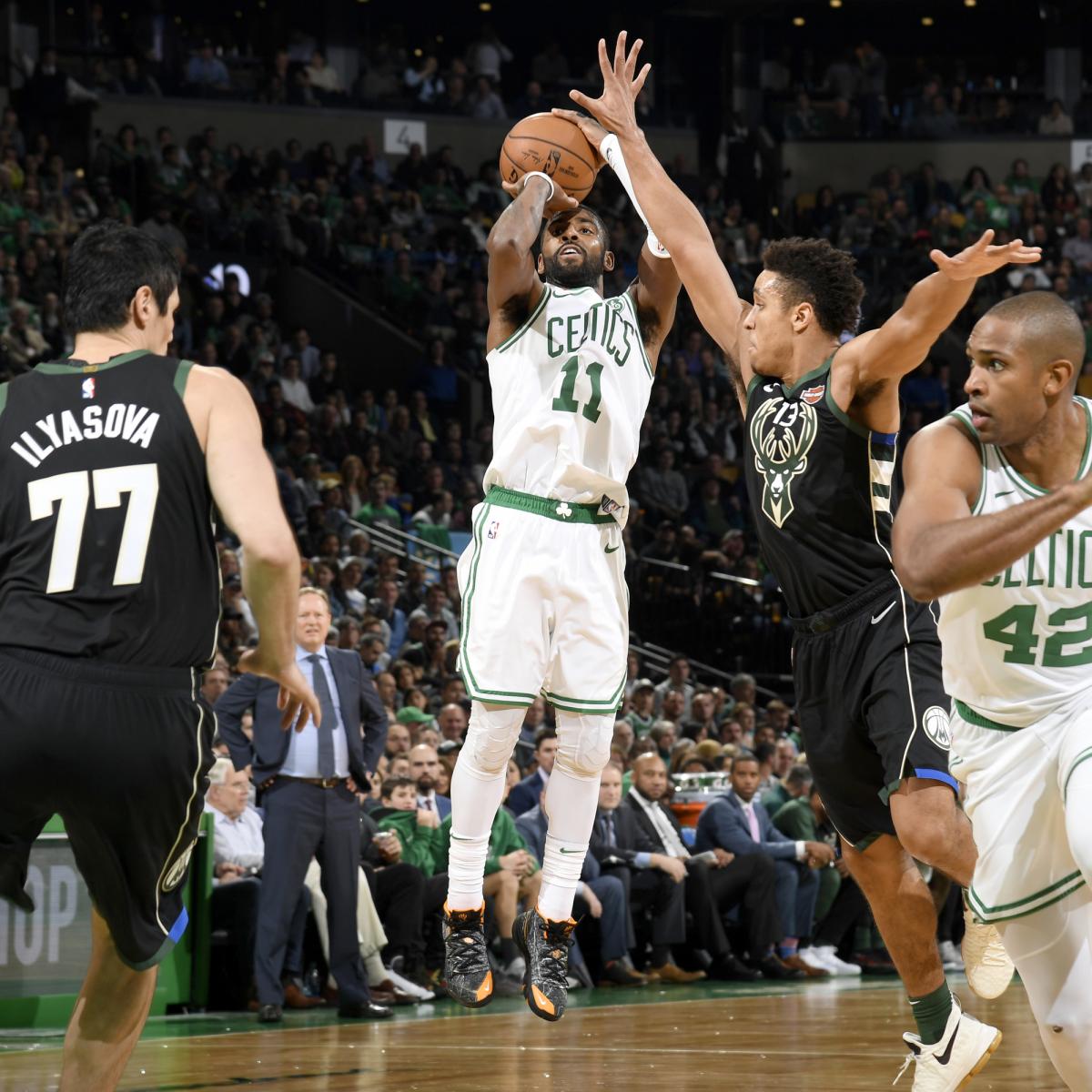 Celtics Displaying Championship Defense, Improving Offense Behind Kyrie ...