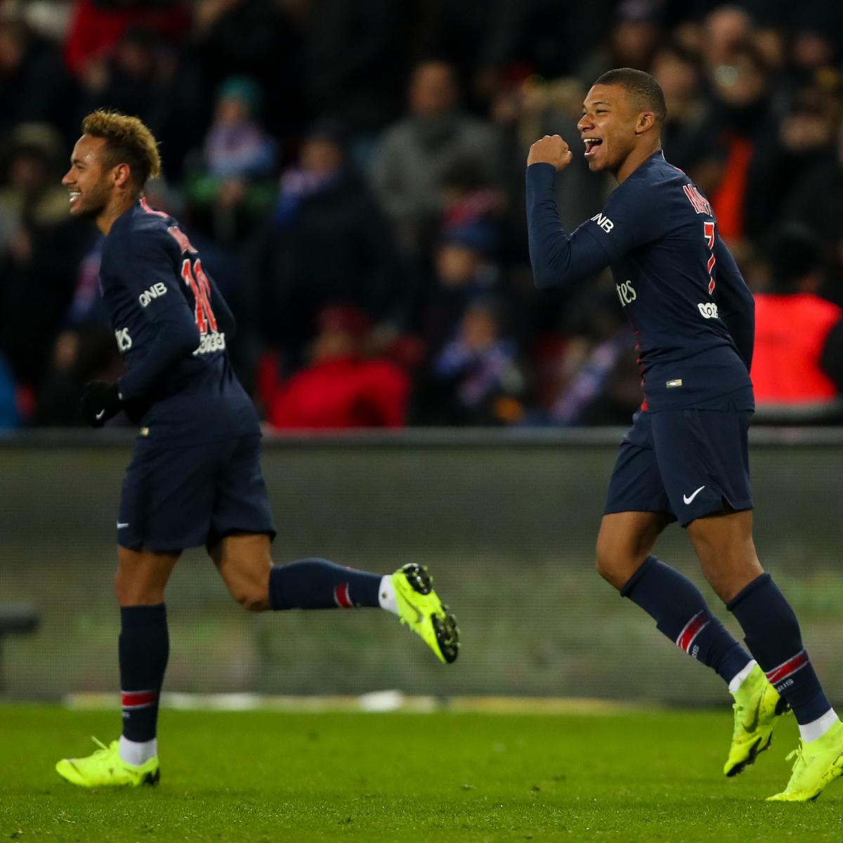 Kylian Mbappe, Neymar Guide PSG Past Lille in Ligue 1 ...