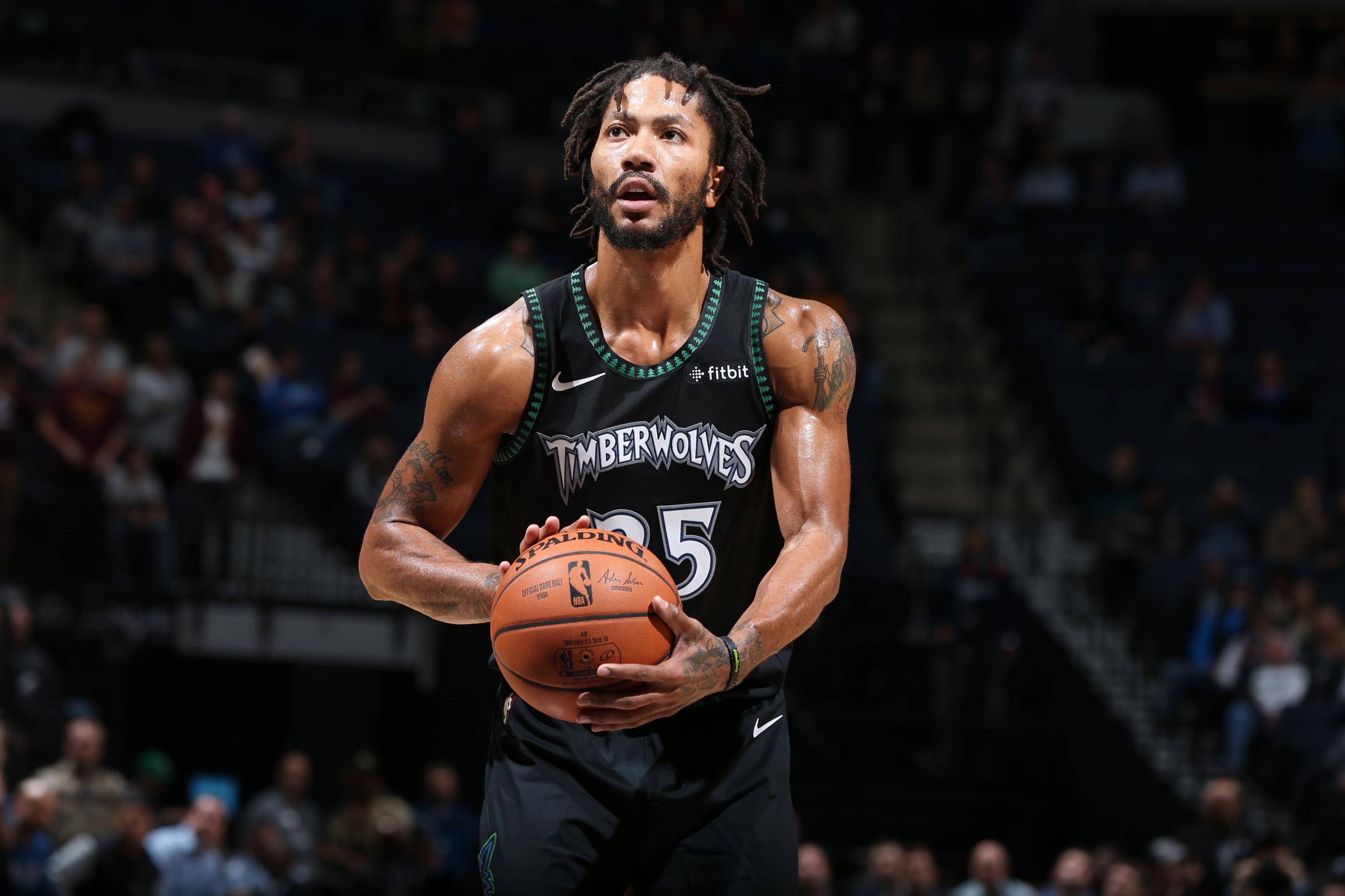 Timberwolves' Derrick Rose is 'day to day' with sprained right ankle
