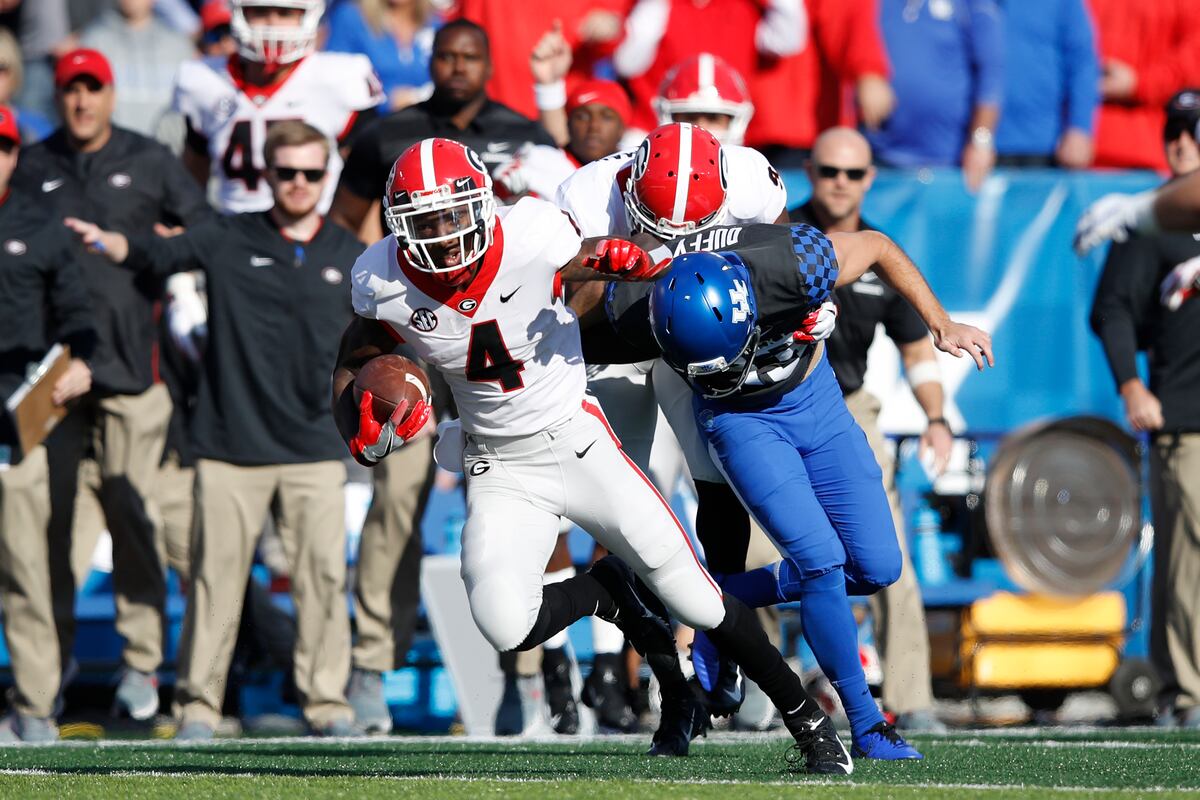 D'Andre Swift, Beat Benny Snell Jr., Kentucky 3417 to Clinch