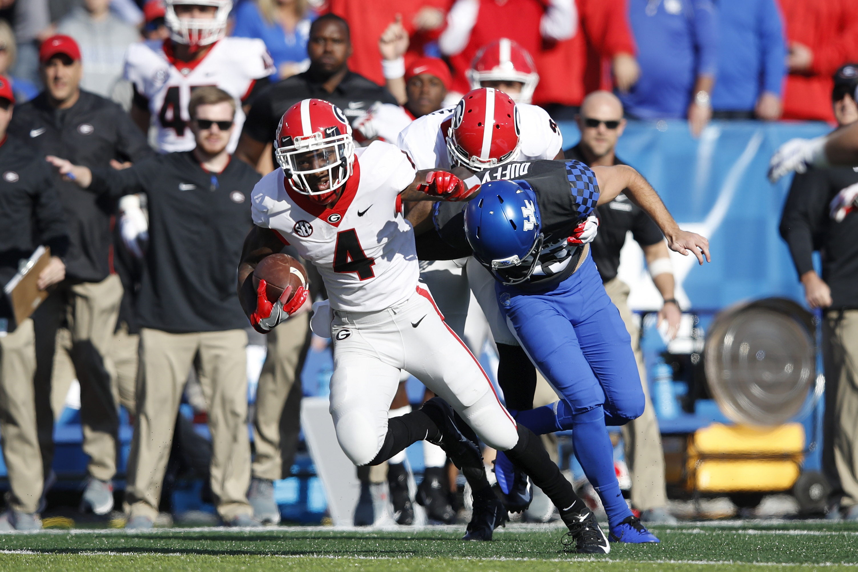 Georgia RBs Elijah Holyfield, D'Andre Swift know there is strength in their  number