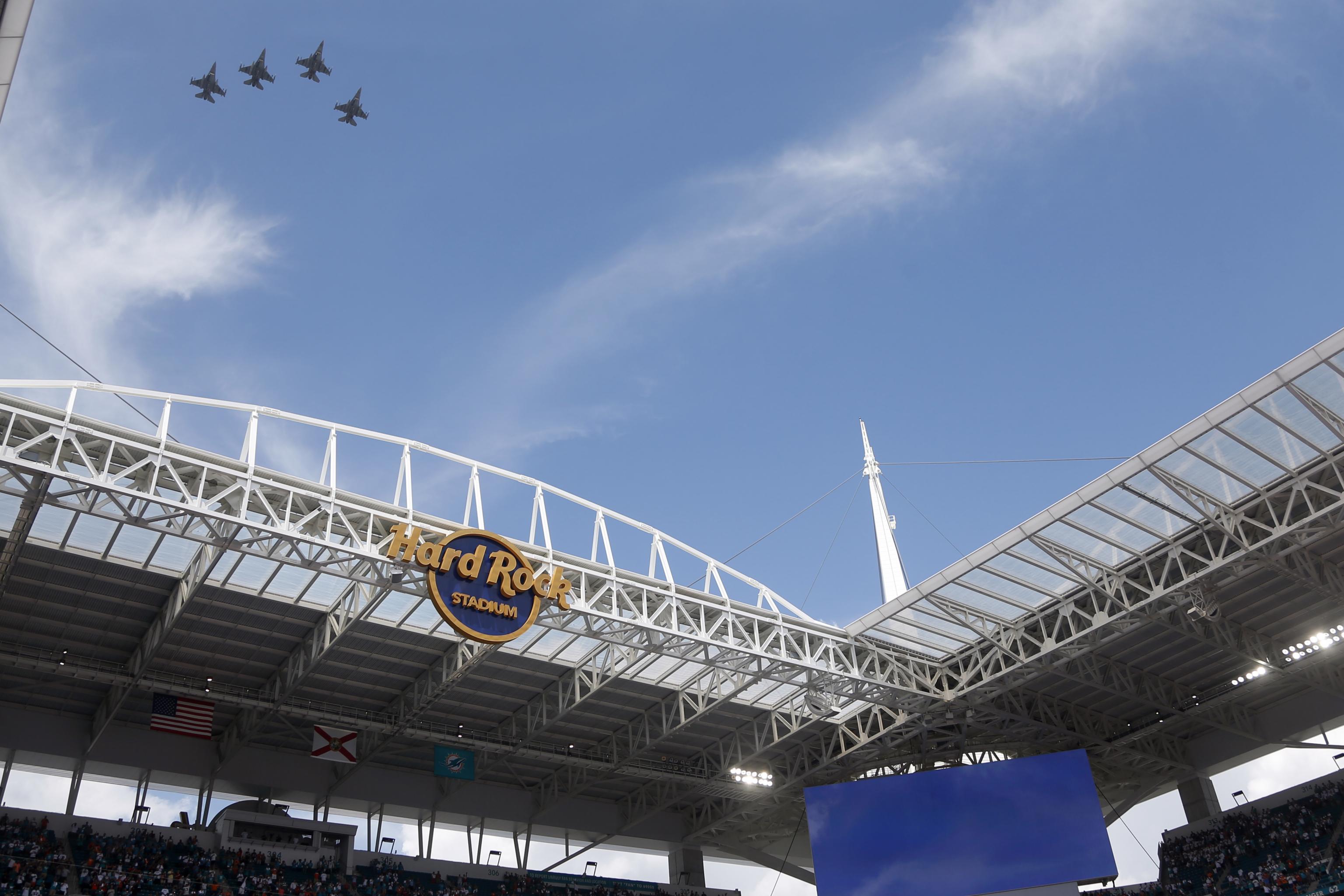 NFL clears Hard Rock Stadium field surface for Jets at Dolphins - The  Phinsider