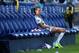 CARSON, CA - OCTOBER 28: Zlatan Ibrahimovic #9 of Los Angeles Galaxy sits alone on the bench after their 3-2 loss to the Houston Dynamo in their MLS match at StubHub Center on October 28, 2018 in Carson, California. The Galaxy loss leaves them out of this year's playoffs. (Photo by Victor Decolongon/Getty Images)