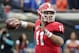 Georgia quarterback Jake Fromm (11) throws a pass against Florida during the first half of an NCAA college football game Saturday, Oct. 27, 2018, in Jacksonville, Fla. (AP Photo/John Raoux)
