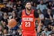 SAN ANTONIO, TX - NOVEMBER 3: Anthony Davis #23 of the New Orleans Pelicans handles the ball against the San Antonio Spurs on November 3, 2018 at the AT&T Center in San Antonio, Texas. NOTE TO USER: User expressly acknowledges and agrees that, by downloading and or using this photograph, user is consenting to the terms and conditions of the Getty Images License Agreement. Mandatory Copyright Notice: Copyright 2018 NBAE (Photos by Mark Sobhani/NBAE via Getty Images)