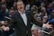 Kentucky coach John Calipari reacts to a call during the first half of the team's NCAA college basketball game against Duke at the Champions Classic in Indianapolis on Tuesday, Nov. 6, 2018. Duke won 118-84. (AP Photo/AJ Mast)
