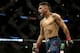 LOS ANGELES, CA - AUGUST 04: Alex Perez celebrates his win over Jose Torres in one round of the featherweight bout during UFC 227 at Staples Center on August 4, 2018 in Los Angeles, United States. (Photo by Joe Scarnici/Getty Images)