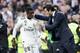 MADRID, SPAIN - NOVEMBER 3: Real Madrid, Real Madrid coach Santiago Solari Real Madrid and Real Valladolid of Santiago Bernabeu on November 3, 2018 during Real League Santander match in Madrid Spain on November 3, 2018. / Soccrates / Getty Images)