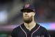 Washington Nationals' Bryce Harper stands on the field during a baseball game against the New York Mets, Friday, Sept. 21, 2018, in Washington. The Mets won 4-2. (AP Photo/Nick Wass)