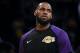 Los Angeles Lakers forward LeBron James warms up prior to an NBA preseason basketball game against the Sacramento Kings in Los Angeles, Thursday, Oct. 4, 2018. (AP Photo/Kelvin Kuo)