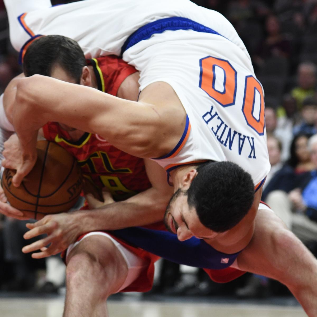 Knicks News: Enes Kanter Rips 'Childish' Hawks Tweet Making Fun of Fall | Bleacher Report | Latest News, Videos and Highlights