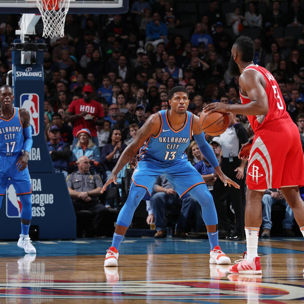 Paul George, Thunder Crush James Harden's Rockets Without Russell Westbrook | Bleacher Report | Latest News, Videos and Highlights