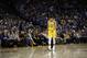 OAKLAND, CA - NOVEMBER 08: Stephen Curry #30 of the Golden State Warriors walks back downcourt during their loss to the Milwaukee Bucks at ORACLE Arena on November 8, 2018 in Oakland, California. NOTE TO USER: User expressly acknowledges and agrees that, by downloading and or using this photograph, User is consenting to the terms and conditions of the Getty Images License Agreement. (Photo by Ezra Shaw/Getty Images)