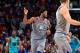 PHILADELPHIA, PA - NOVEMBER 9: Joel Embiid #21 of the Philadelphia 76ers reacts to a play during the game against the Charlotte Hornets on November 9, 2018 at Wells Fargo Center in Philadelphia, Pennsylvania. NOTE TO USER: User expressly acknowledges and agrees that, by downloading and/or using this photograph, user is consenting to the terms and conditions of the Getty Images License Agreement. Mandatory Copyright Notice: Copyright 2018 NBAE (Photo by Jesse D. Garrabrant/NBAE via Getty Images)