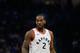 SACRAMENTO, CA - NOVEMBER 07: Kawhi Leonard #2 of the Toronto Raptors looks on during play against the Sacramento Kings at Golden 1 Center on November 7, 2018 in Sacramento, California. NOTE TO USER: User expressly acknowledges and agrees that, by downloading and or using this photograph, User is consenting to the terms and conditions of the Getty Images License Agreement. (Photo by Lachlan Cunningham/Getty Images)