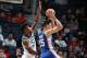 MINNEAPOLIS, MN - DECEMBER 12: Ben Simmons #25 of the Philadelphia 76ers handles the ball against Jimmy Butler #23 of the Minnesota Timberwolves on December 12, 2017 at Target Center in Minneapolis, Minnesota. NOTE TO USER: User expressly acknowledges and agrees that, by downloading and or using this Photograph, user is consenting to the terms and conditions of the Getty Images License Agreement. Mandatory Copyright Notice: Copyright 2017 NBAE (Photo by David Sherman/NBAE via Getty Images)