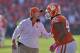 Dabo Swinney and Christian Wilkins