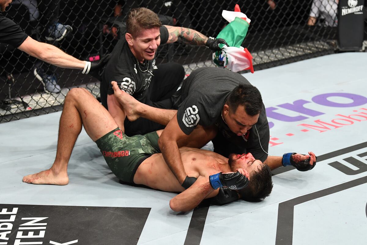 Greatest KO in UFC History Yair Rodriguez Beats the Buzzer with Back