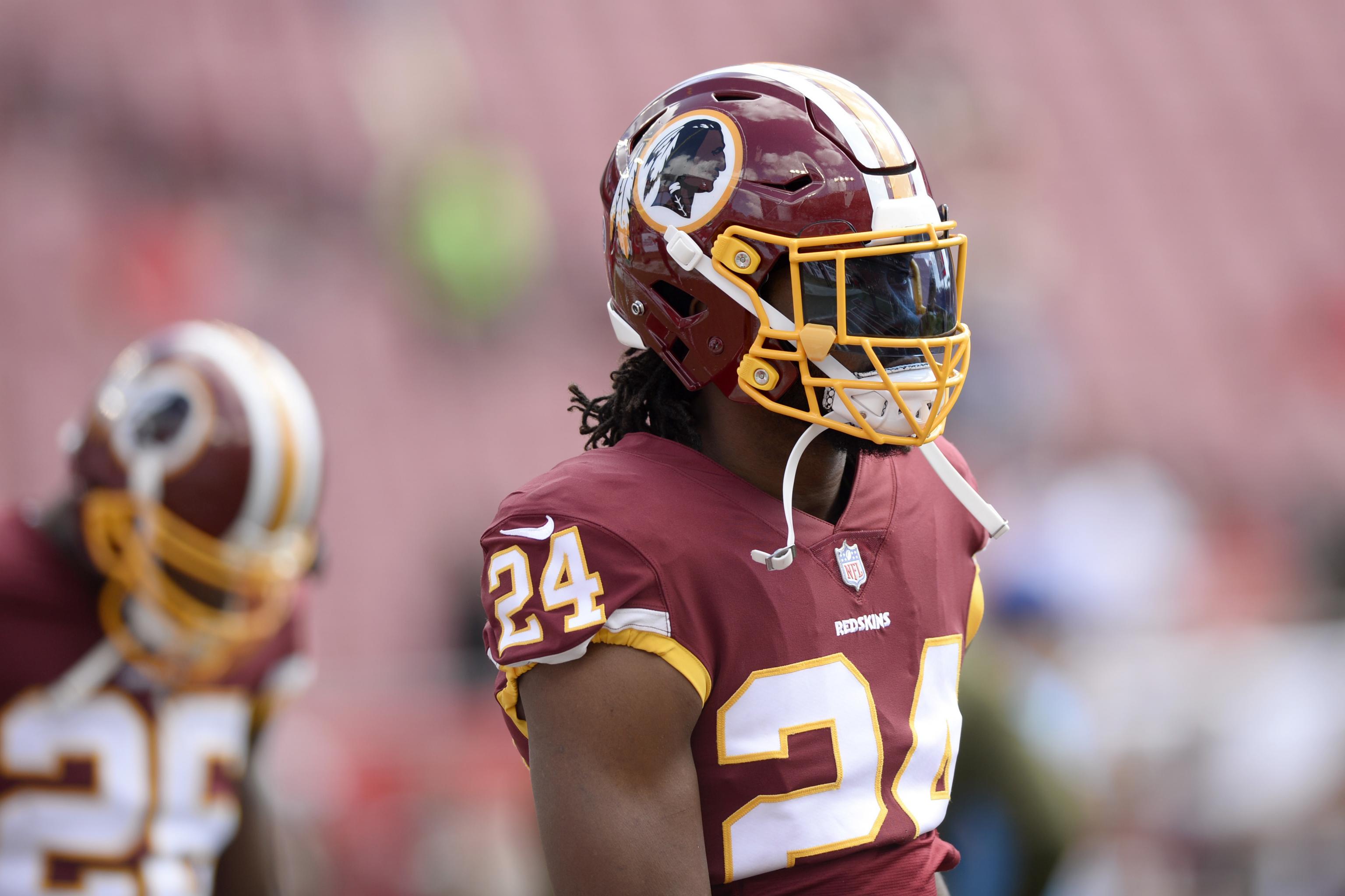 Washington Redskins CB Josh Norman struggles with jersey swap