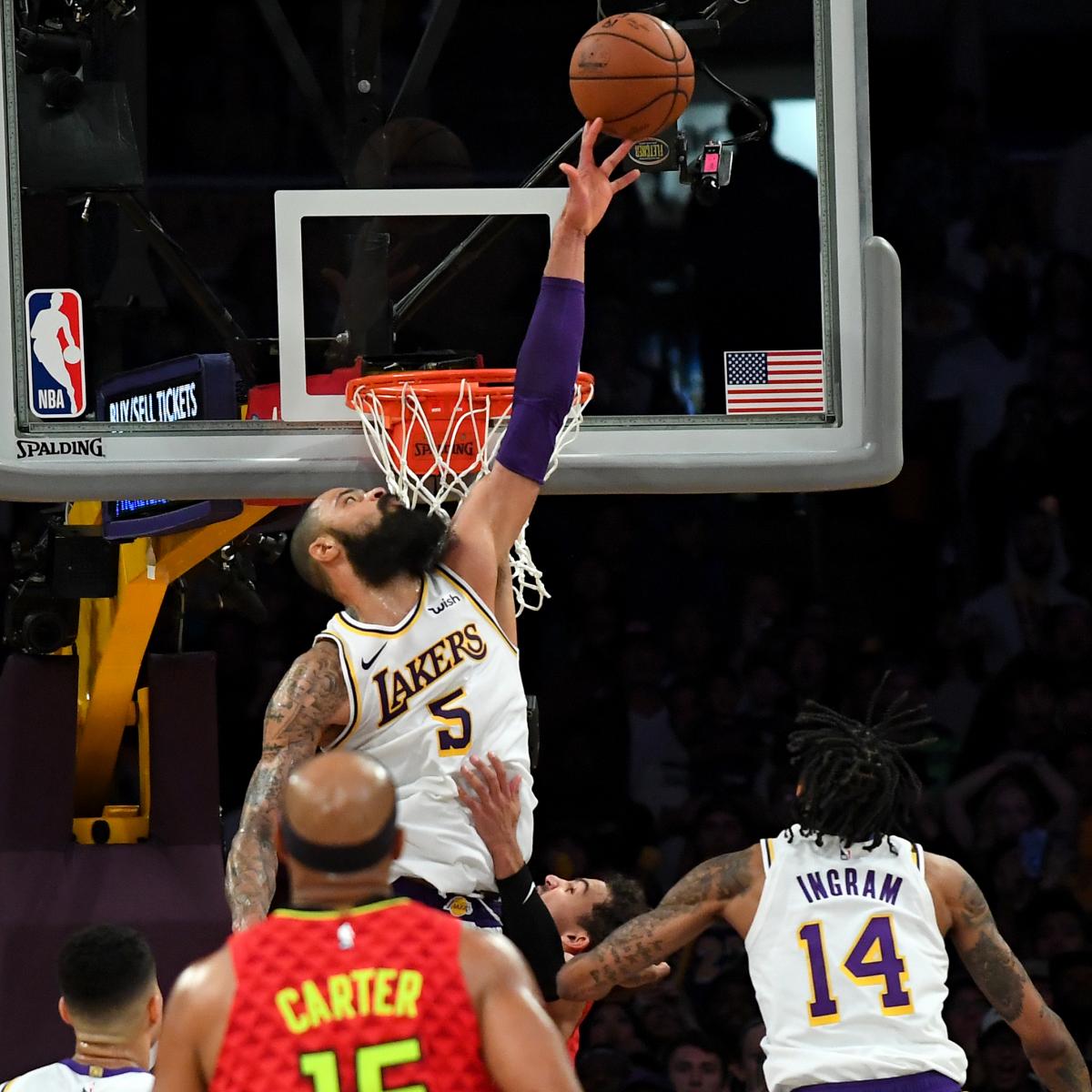 Nba L2m Report Lakers Tyson Chandler S Block On Trae Young Wasn T Goaltending Bleacher Report Latest News Videos And Highlights