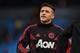 Manchester United's Chilean striker Alexis Sanchez warms up before the English Premier League football match between Manchester City and Manchester United at the Etihad Stadium in Manchester, north west England, on November 11, 2018. (Photo by Oli SCARFF / AFP) / RESTRICTED TO EDITORIAL USE. No use with unauthorized audio, video, data, fixture lists, club/league logos or 'live' services. Online in-match use limited to 120 images. An additional 40 images may be used in extra time. No video emulation. Social media in-match use limited to 120 images. An additional 40 images may be used in extra time. No use in betting publications, games or single club/league/player publications. / (Photo credit should read OLI SCARFF/AFP/Getty Images)