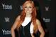 IMAGE DISTRIBUTED FOR WWE - WWE Superstar Becky Lynch celebrates the Mae Young Classic at the Thomas & Mack Center on Tuesday, Sept. 12, 2017, in Las Vegas. (Bizuayehu Tesfaye/AP Images for WWE)