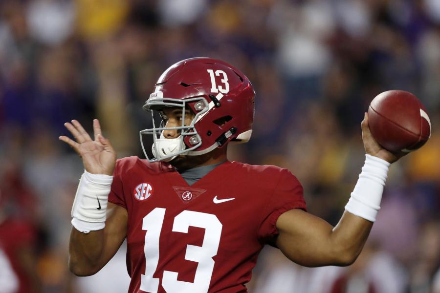 Alabama's Tagovailoa likely out 1 game with ankle injury