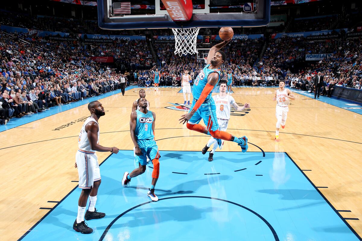 Paul Excellent as Thunder Rout Kevin Knox, Knicks News, Scores