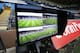 SWANSEA, WALES - MARCH 17: The VAR system on the sidelines at Liberty Stadium prior to kick off of the Fly Emirates FA Cup Quarter Final match between Swansea City and Tottenham Hotspur at the Liberty Stadium on March 17, 2018 in Swansea, Wales. (Photo by Athena Pictures/Getty Images)