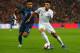 LONDON, ENGLAND - NOVEMBER 15: Jadon Sancho of England is challenged by Weston McKennie of the United States during the International Friendly match between England and United States at Wembley Stadium on November 15, 2018 in London, United Kingdom. (Photo by Catherine Ivill/Getty Images)
