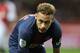 Paris Saint-Germain's Brazilian forward Neymar is pictured during the French L1 football match Monaco vs Paris Saint-Germain on November 11, 2018 at the 'Louis II Stadium' in Monaco. (Photo by VALERY HACHE / AFP) (Photo credit should read VALERY HACHE/AFP/Getty Images)