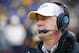 WEST LAFAYETTE, IN - NOVEMBER 04: Head coach Jeff Brohm of the Purdue Boilermakers is seen during the game against the Illinois Fighting Illini at Ross-Ade Stadium on November 4, 2017 in West Lafayette, Indiana. (Photo by Michael Hickey / Getty Images)